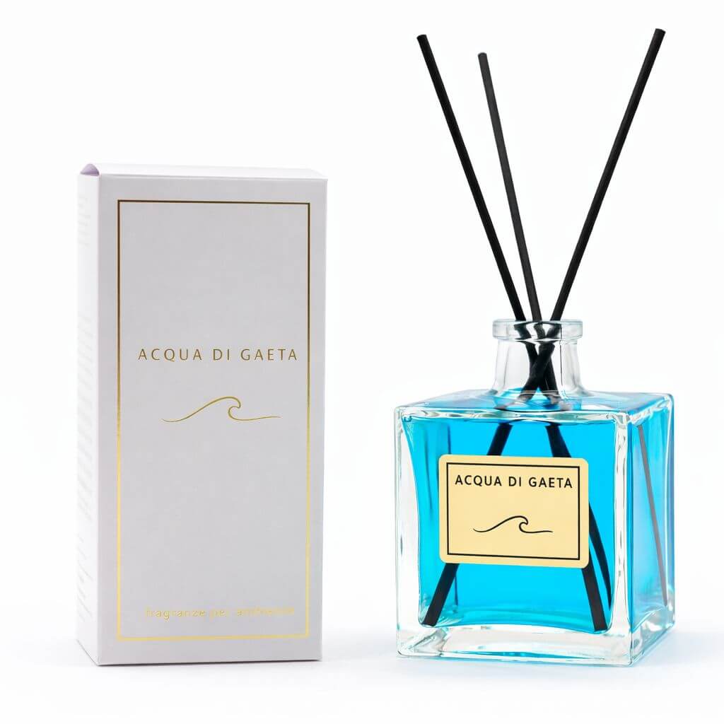 Acqua di Gaeta β Profumatore dβAmbiente 100 ml, diffusore con fragranza mediterranea, confezione elegante.