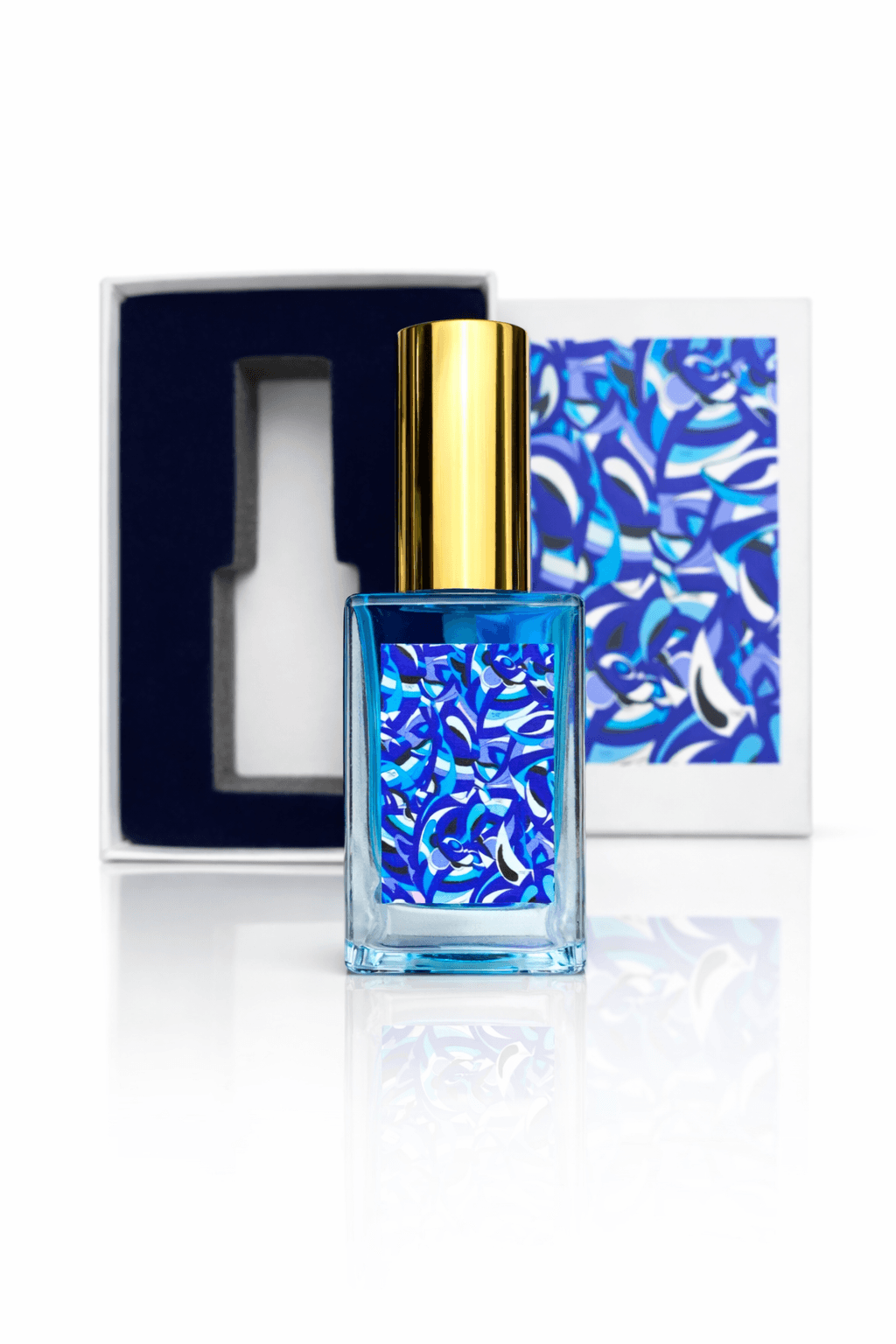Acqua di Gaeta — Fragranza Spray Limited Edition 30 ml bottle in ornate packaging with blue design.