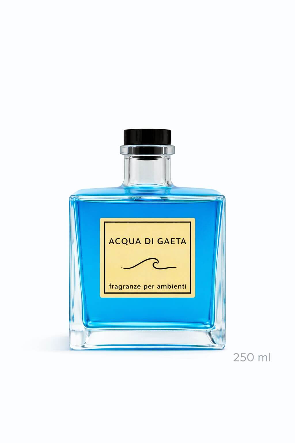 Acqua di Gaeta β Profumatore dβAmbiente 250 ml in un elegante flacone blu, fragranze per ambienti.
