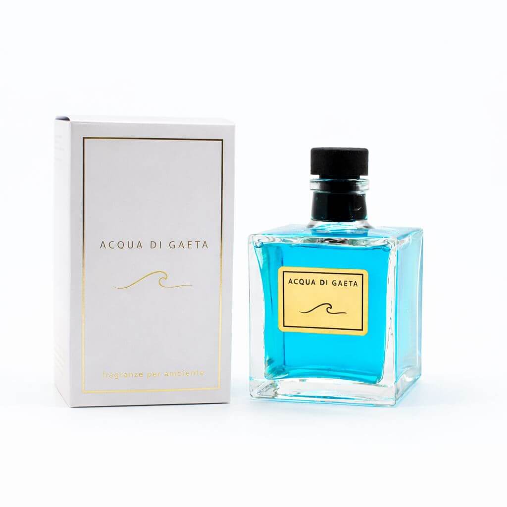 Acqua di Gaeta — Profumatore d’Ambiente 100 ml in bottiglia con scatola, profumo dal Mediterraneo.
